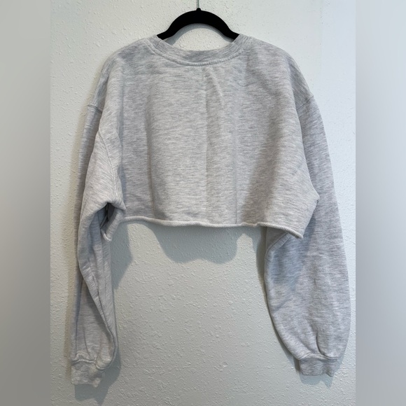 Joah Brown Cut Off Sweatshirt - Sz S/M - Picture 2 of 5